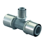 Uponor MLC пресс тройник равнопроходной композиционный 40-25-32, артикул 1046393