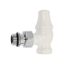Угловой клапан SR Rubinetterie для радиатора серия Old Style 1/2", цвет: белый, арт. 0341-1500VC0A