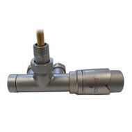 Комплект термостатический SCHLOSSER Duo-plex с погружающей трубкой 3/4 х М22х1,5 сатин (угловой, правый), арт. 602100065