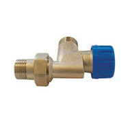 Клапан SCHLOSSER термостатический угловой специальнй DN15 GZ 1/2 x M22 x 1,5GZ, арт. 601200008